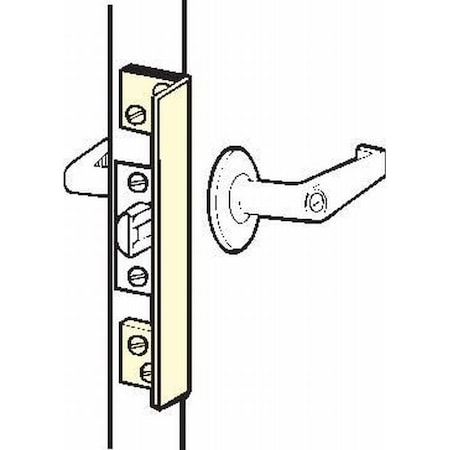 Don-Jo 10" Angled Latch Protector for Outswing Doors ALP210SL